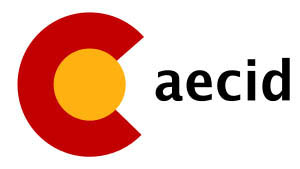 Logo de la AECID.